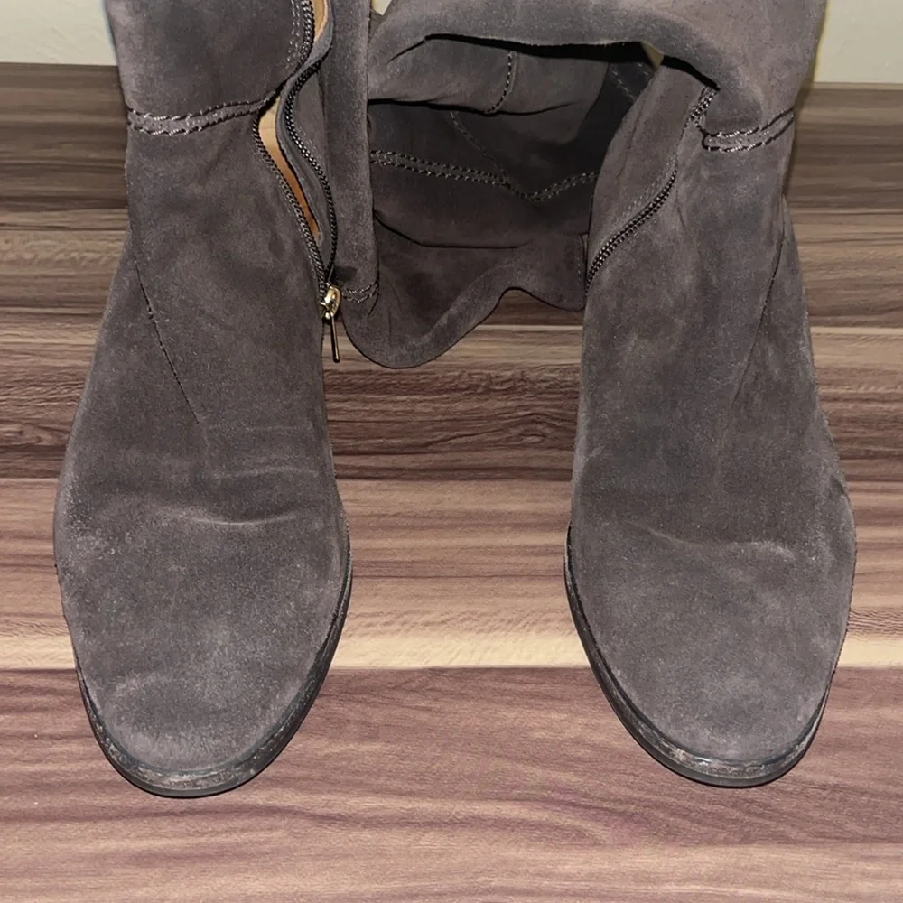 COACH LUCIA OVER THE KNEE SUEDE BOOTS - Picture 10 of 16